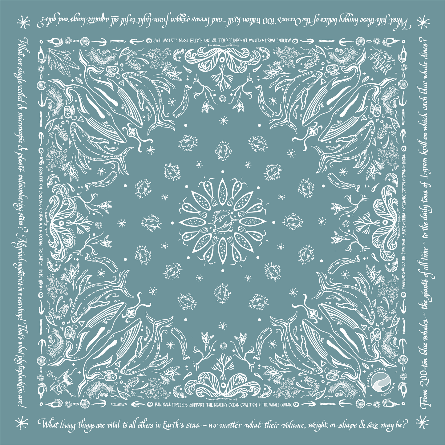 Seafoam Surf ~ Ocean Devotion Bandana