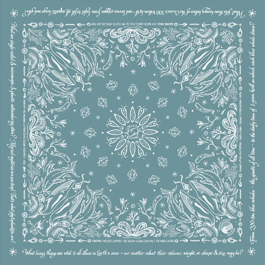 Seafoam Surf ~ Ocean Devotion Bandana
