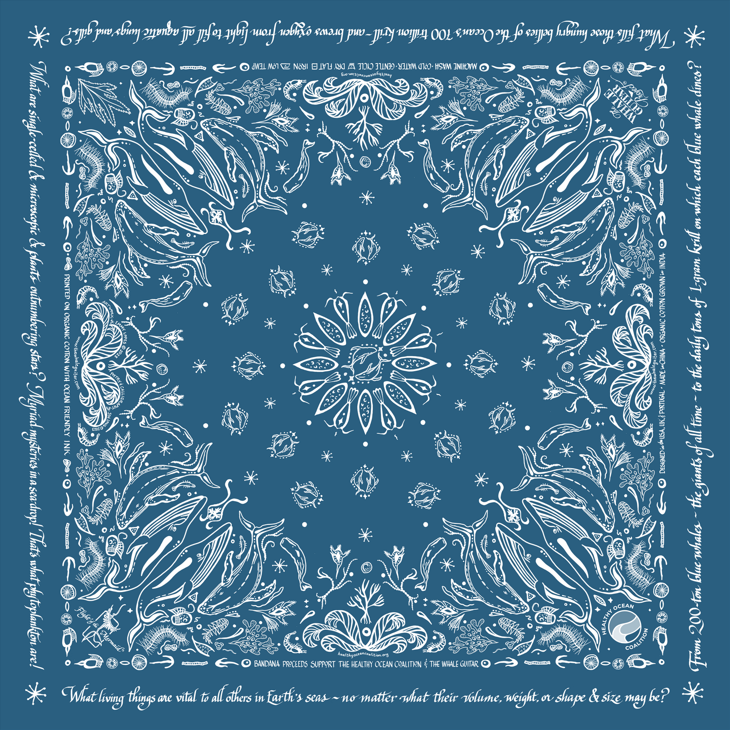Aqua Serene ~ Ocean Devotion Bandana