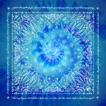 Spiral Tides ~ Ocean Devotion Bandana