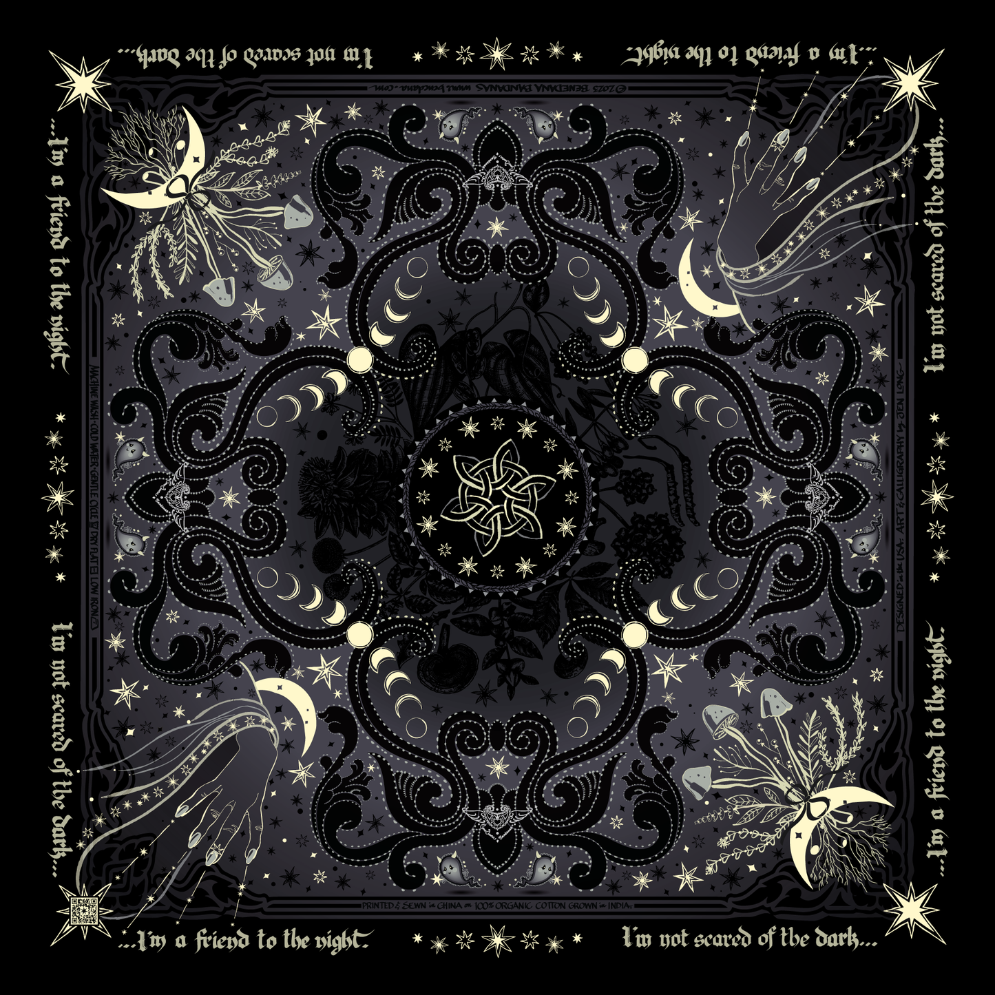 NEW! Spooky Bandana featuring the music of Allysen Callery