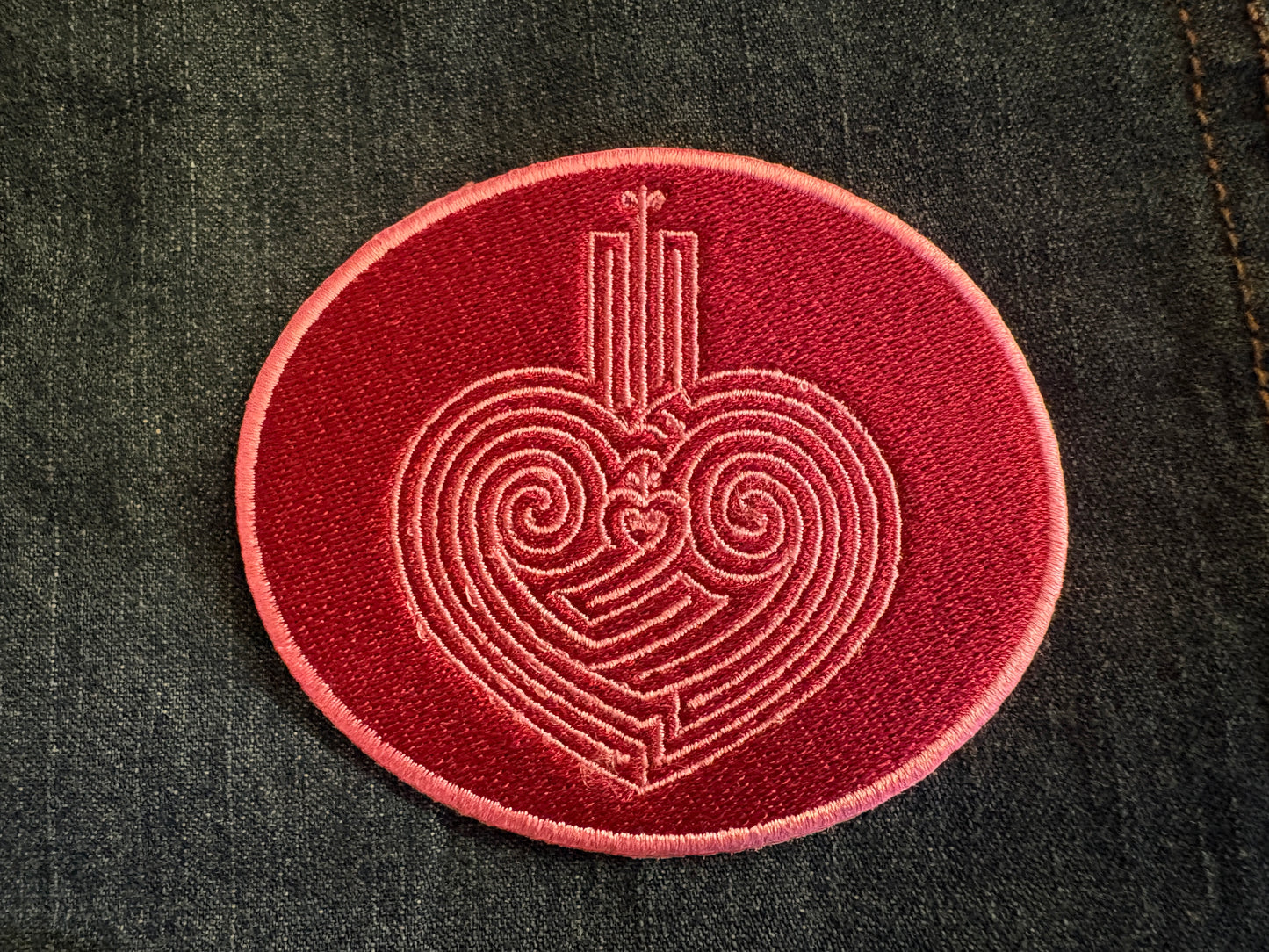 Love Labyrinth Embroidered Patch